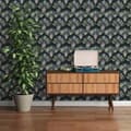 Miniatyrbild 1 av 6: Arkitekters Papper Jungle Chic tapet tropisk non-woven utan PVC grön svart blå grå brun matt 377085 37708-5 10.05 m x 0.53 ...