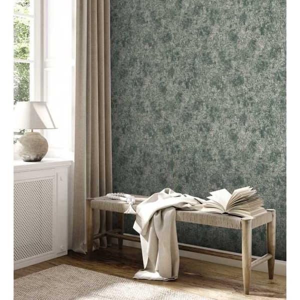 A.S. Creation Premium Vägg 2 389701 Non-woven Tapet Enfärgad 10.05 x 0.53 m Grön