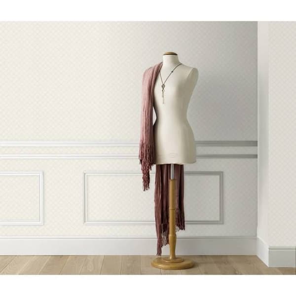 Tapet non-woven 10289-02 grafiskt tapet 0,53 x 10,05 m Erismann Versailles Beige