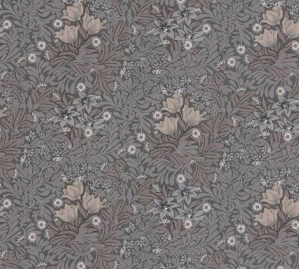 A.S. Creation Art of Eden 390573 Non-woven tapet blommor 10.05 x 0.53 m Grå