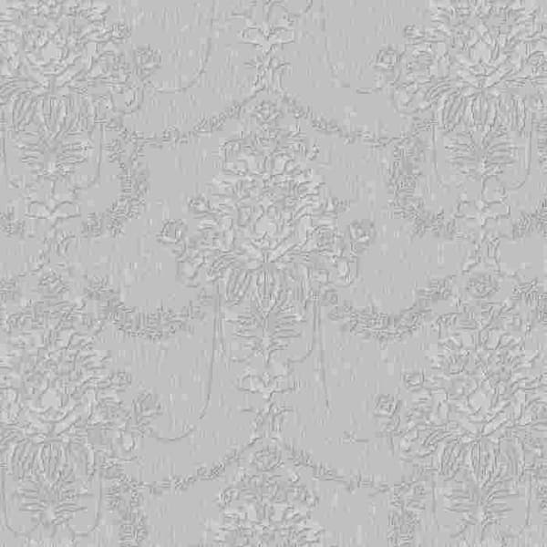 vinyl expanderad 10287-37 non-woven tapet barock 0.53 x 10.05 m Erismann Versailles grå