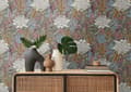 Miniatyrbild 2 av 6: A.S. Création Draget In Nat 394283 non-vävd tapet blommor floral 10.05 x 0.53 m grå vardagsrum sovrum kontor