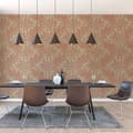 Miniatyrbild 3 av 5: Papper Tapet Blommor M1-No.11000 Non-Woven Beige Röd Tadessi 10.05m x 0.53 m