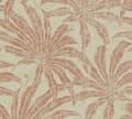 Miniatyrbild 4 av 5: Papper Tapet Blommor M1-No.11000 Non-Woven Beige Röd Tadessi 10.05m x 0.53 m