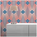 Miniatyrbild 1 av 5: Grafiskt Tapet M1-No.10909 Non-woven Blå Röd Tadessi 8.50 m x 0.53 m