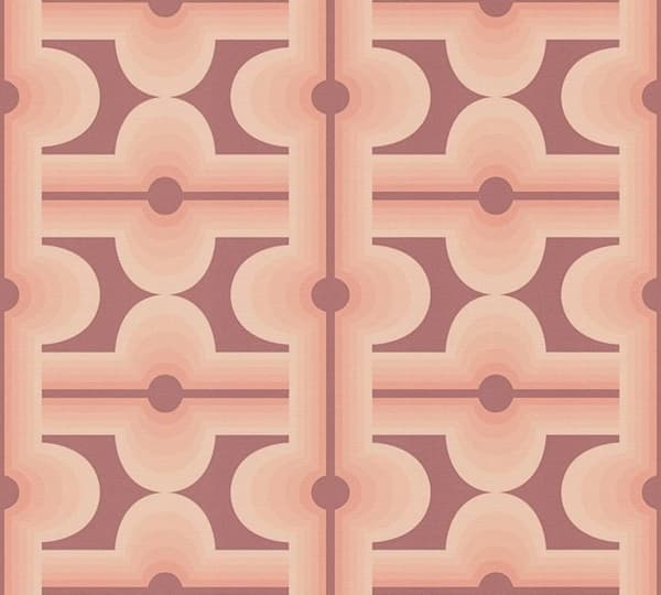 Grafiskt Tapet M1-No.10914 Non-Woven Röd Orange Tadessi 8.50 m x 0.53 m
