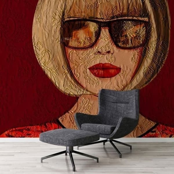 A.S. Creation Tapet kollektion Atelier 47 DD118320 Röd Målning