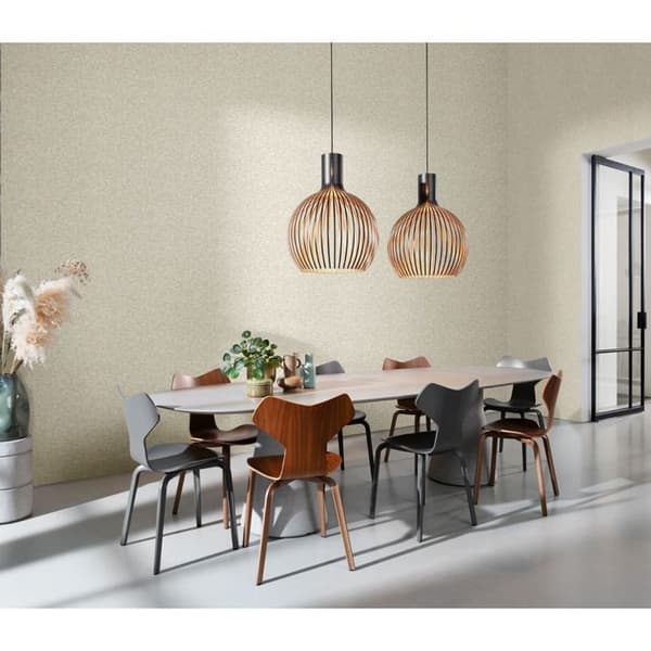Rasch Factory V 315004 Non-woven tapet Botanisk 10.05 x 0.53 m Mörk crème