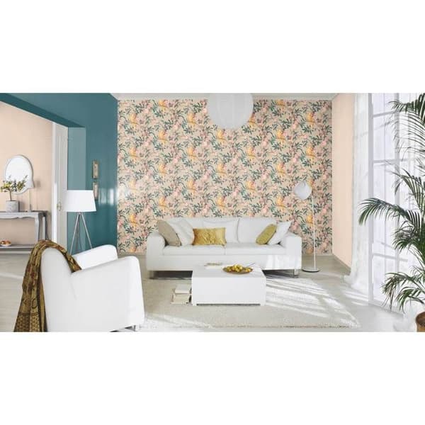 Rasch Poetry II 542462 Tapet non-woven enfärgad 0.53 m x 10.05 m Blå