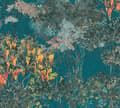 Miniatyrbild 6 av 6: A.S. Création AP ARCADE 391735 non-woven tapet blommor floral 10.05 x 0.53 m grön vardagsrum sovrum kontor