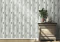 Miniatyrbild 5 av 6: tapet i papper 285413 tapet blommor floral 53 x 1005 cm Rasch Selection grön