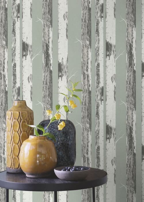 tapet i papper 285413 tapet blommor floral 53 x 1005 cm Rasch Selection grön
