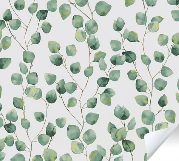 A.S. Création Självhäftande tapet Eucalyptus The Wallcover 385661 Film för möbler Blad 8,40x0,53m Tillverkad i Tyskland