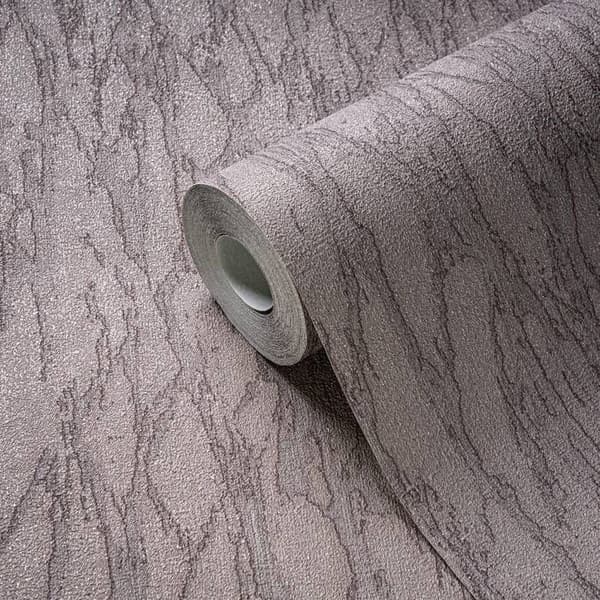 A.S. Creation Smart Surfaces 395633 Non-woven tapet stensstruktur 0.53 x 10.05 m Grå