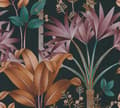 Miniatyrbild 6 av 6: A.S. Création AP ARCADE 391721 non-woven tapet blommor floral 10.05 x 0.53 m svart vardagsrum sovrum kontor