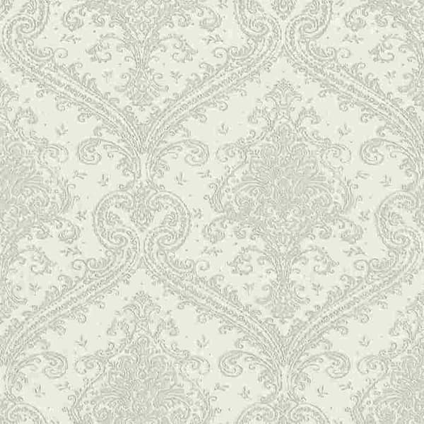 Rasch Non-woven tapet Classic-Chic grå silver 10,05 m x 0,53 m Saphira 420517