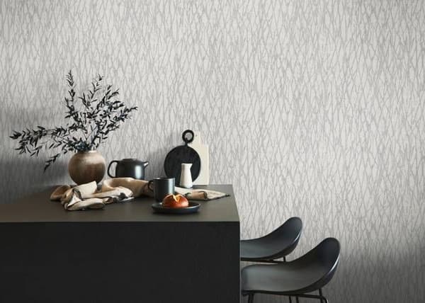 A.S. Creation Smart Surfaces 395632 Non-vävt tapet Sten-look 0.53 x 10.05 m Vit