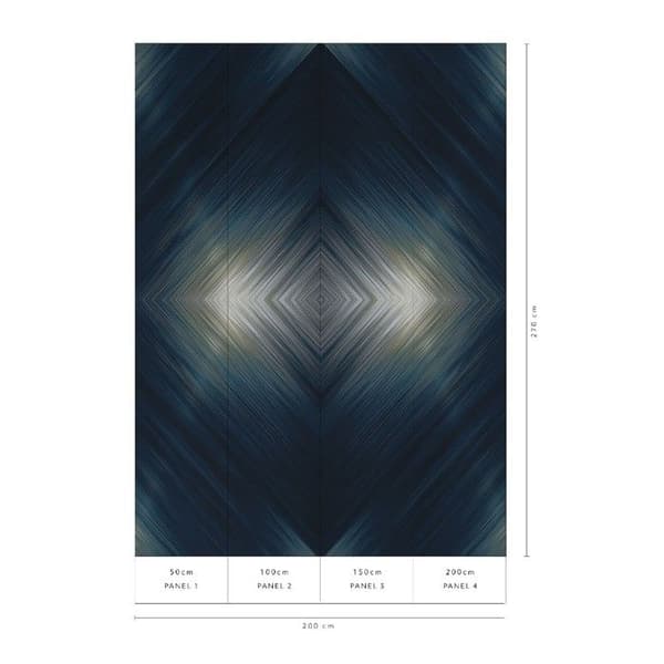 Fototapet 2249-15 grafisk digitaltryck 2 x 2.7 m Erismann Art Edition blå