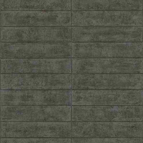 Rasch Factory V 499643 Non-woven tapet Industriell 10.05 x 0.53 m Svart Antracit
