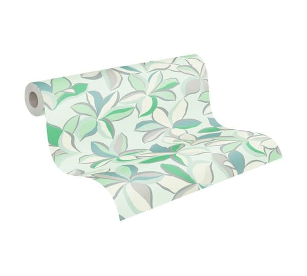 A.S. Creation Turnowsky Hus 389083 Non-woven tapeter Blommor 10.05 x 0.53 m Grön