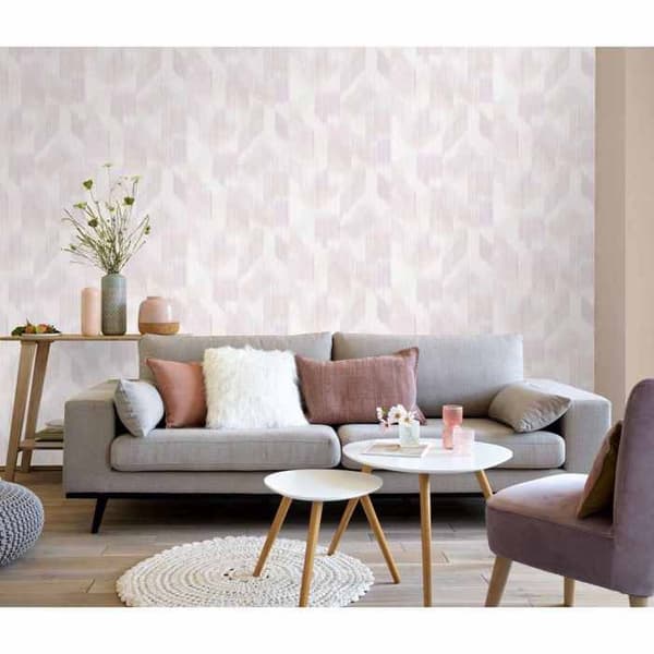 vinyl expanderad 10248-05 oklassigt non-woven tapet 0.53 x 10.05 m Erismann Charisma Rosa
