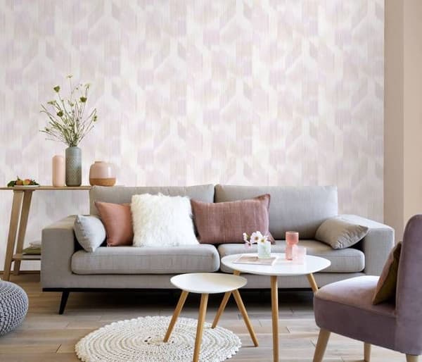 vinyl expanderad 10248-05 oklassigt non-woven tapet 0.53 x 10.05 m Erismann Charisma Rosa