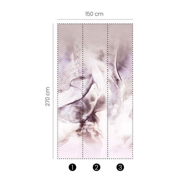 Fototapet 2550N-82 grafisk digitaltryck 1,5 x 2,7 m Erismann Fashion for Walls digital Rosa
