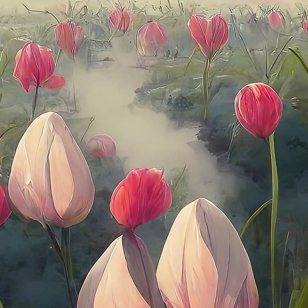 Fototapet 2523N-81 Digital tryck Blommor Floral 1,5 x 2,7 m Erismann Zooom Rosa