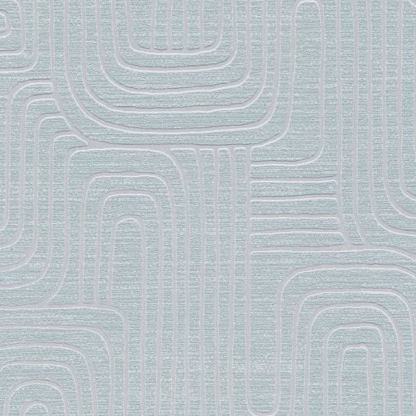 vinyl expansé 10461-35 tapet non-woven grafisk 0.53 x 10.05 m Erismann Opus grön