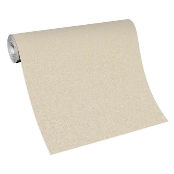 GENERIQUE - 02403-02 Vinyl Grainé på Enfärgad Väv Beige Glittrig