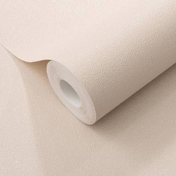GENERIQUE - 02403-02 Vinyl Grainé på Enfärgad Väv Beige Glittrig