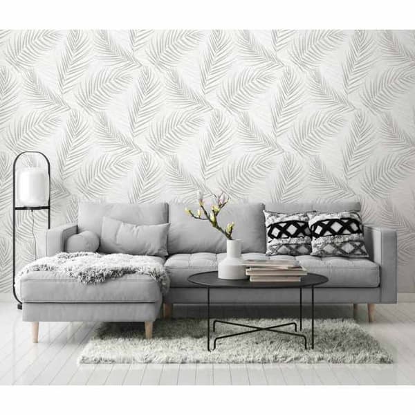 Non-woven tapet 10221-31 Tapet Blommor Floral 0.53 x 10.05 m Erismann GMK - Fashion For Walls Grå