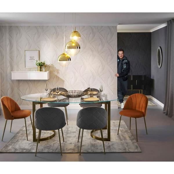 Vävt tapet 10218-31 Tapet med vågiga ränder 0.53 x 10.05 m Erismann GMK - Fashion For Walls grå