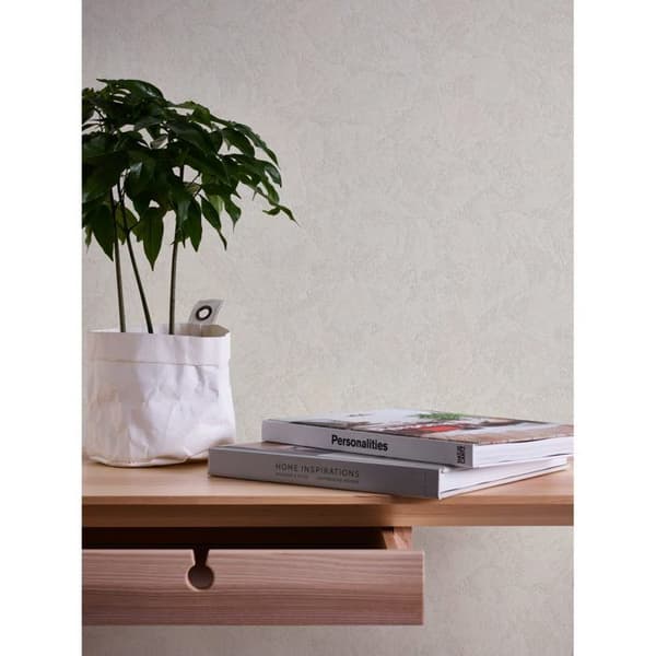 A.S. Creation Premium Vägg 2 390354 Non-woven Tapet Enfärgad 10.05 x 0.53 m Vit