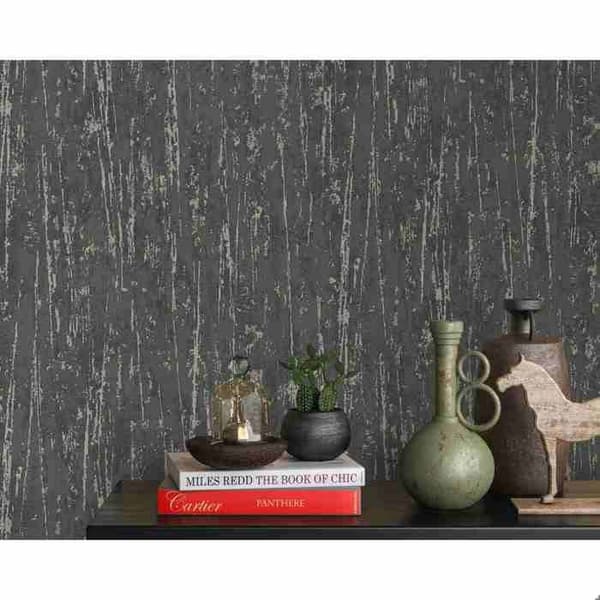 vinyl expanderad 10348-15 otryckt grafiskt tapet 0.53 x 10.05 m Erismann Bestseller svart