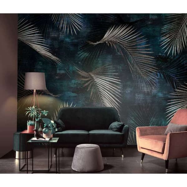 Fototapet 2243-25 digitaltryck träd blad 3 x 2.7 m Erismann Art Edition blå