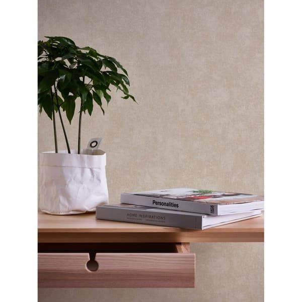 A.S. Creation Premium Vägg 2 389699 Non-woven Tapet Enfärgad 10.05 x 0.53 m Ecru