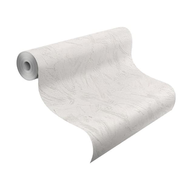 Rasch Das Beste 2025 483482 Non-woven tapet Enfärgad 10.05 x 0.53 m Vit
