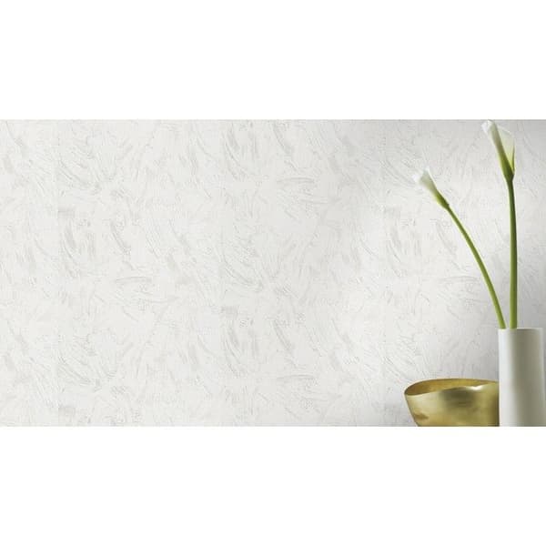 Rasch Das Beste 2025 483482 Non-woven tapet Enfärgad 10.05 x 0.53 m Vit