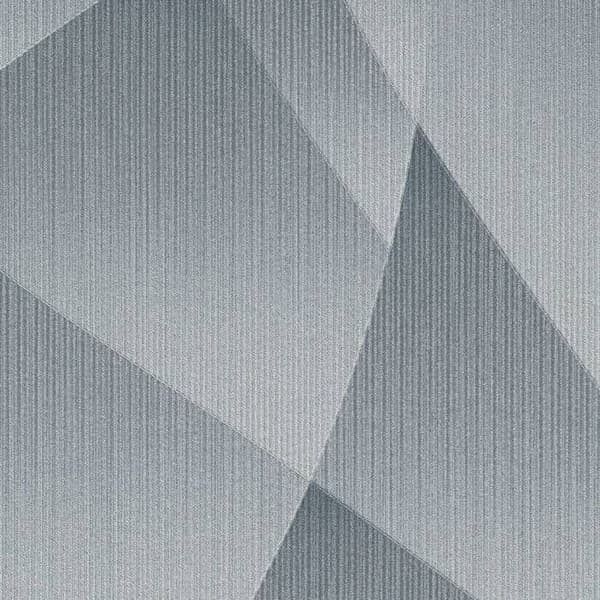 Tapet non-woven 10374-29 Grafiskt tapet 0,53 x 10,05 m Erismann Fashion for Walls silverfärgad