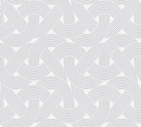 A.S. Creation tapet Art Deco Art Deco 391754 non-vävd grå silver Art Deco Tadessi 10,05 x 0,53 m