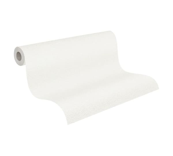 A.S. Creation Premium Vägg 2 389817 Non-Woven Tapet Enfärgad 10.05 x 0.53 m Vit