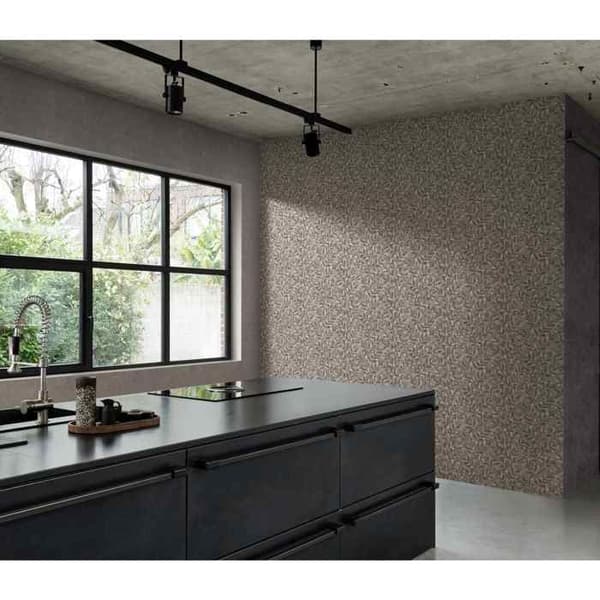 Rasch Factory V 315189 Non-woven tapet Uni 10.05 x 0.53 m Brun Mörk brun