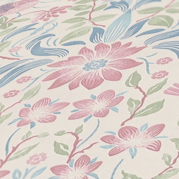 A.S. Creation Maison Charme 390753 Non-woven tapet blommor 10.05 x 0.53 m Ecru