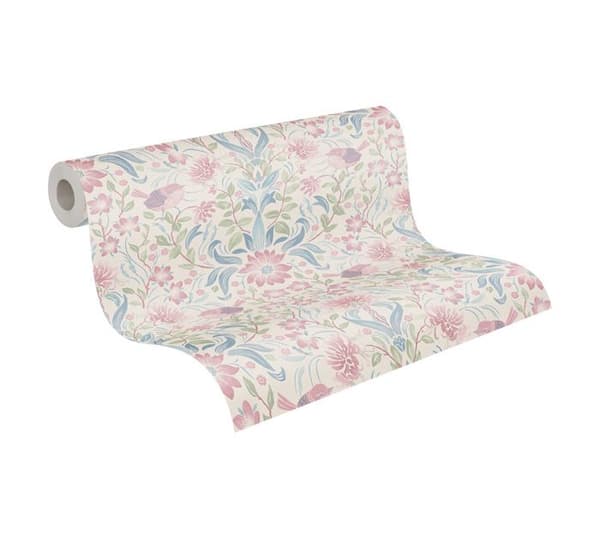 A.S. Creation Maison Charme 390753 Non-woven tapet blommor 10.05 x 0.53 m Ecru