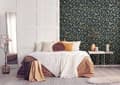 Miniatyrbild 2 av 6: A.S. Creation House of Turnowsky 389071 Non-woven tapet blommor 10.05 x 0.53 m Svart