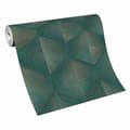 Miniatyrbild 5 av 6: Non-woven tapet 10370-19 Grafisk tapet 0,53 x 10,05 m Erismann Fashion for Walls Grön