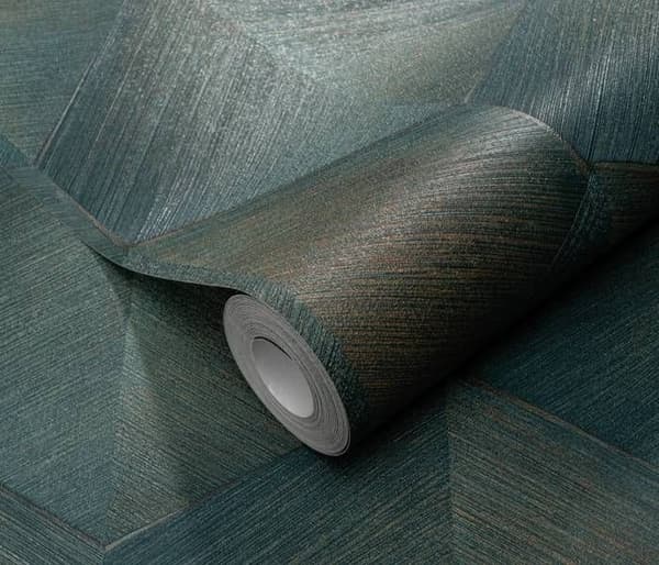 Non-woven tapet 10370-19 Grafisk tapet 0,53 x 10,05 m Erismann Fashion for Walls Grön