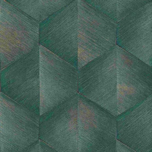 Non-woven tapet 10370-19 Grafisk tapet 0,53 x 10,05 m Erismann Fashion for Walls Grön