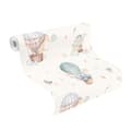 Miniatyrbild 4 av 6: tapet non-woven 300512 tapet barnrum 53 x 1005 cm Rasch Kids World turkos brunt beige
